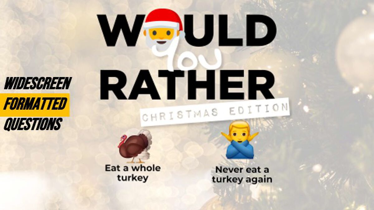 Would You Rather - Christmas Edition image number null
